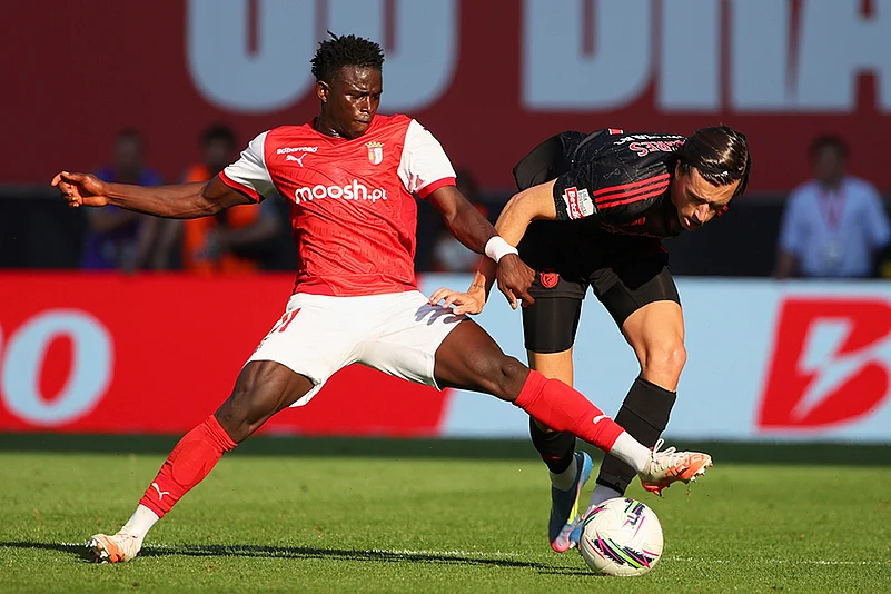 Portuguese league Liga Portugal 2024-25 SC Braga vs SL Benfica: Roger Fernandes