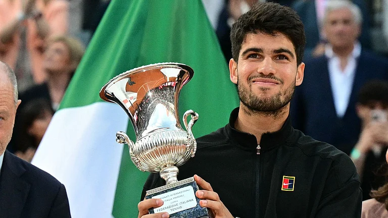 Alcaraz won his maiden Italian Open title - null