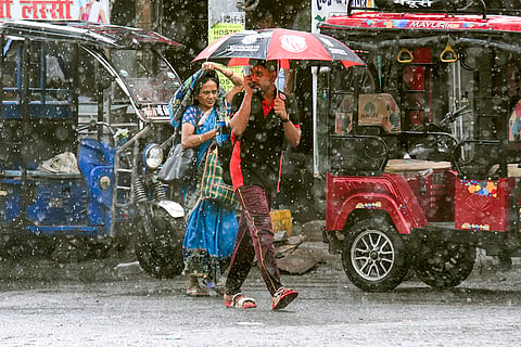 Rain in Patna