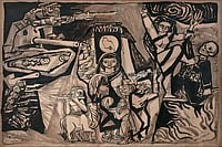 The Homey Taste Of Lies Courtesy DAG : ‘Bangladesh War’ (1971) Artwork by Chittaprosad