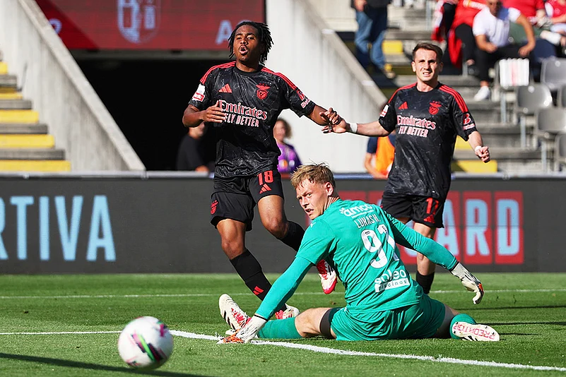 Portuguese league Liga Portugal 2024-25 SC Braga vs SL Benfica: Leandro Barreiro