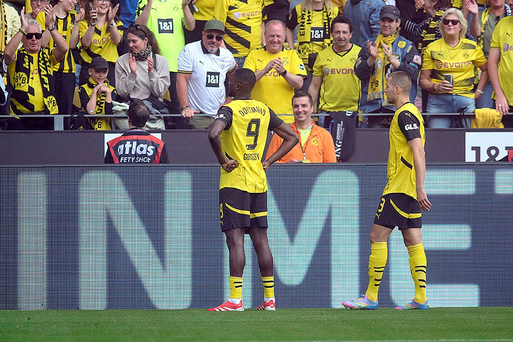 Germany Soccer Bundesliga Borussia Dortmund vs Holstein Kiel: Serhou Guirassy