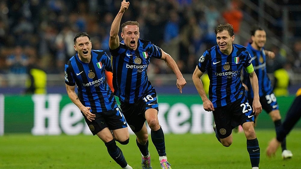 Champions League 2024-25 Semifinal Second Leg Inter Milan vs Barcelona: Davide Frattesi