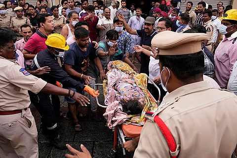 Fire in Hyderabad
