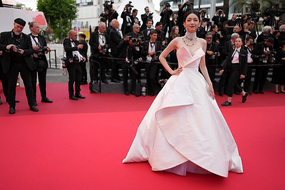 Cannes 78th international film festival Day 5 Zhou Ye during Nouvelle Vague premiere 