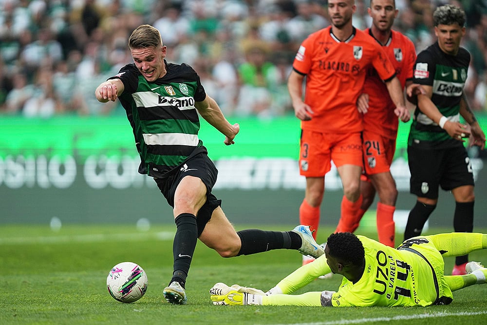 Portuguese league Liga Portugal 2024-25 Sporting CP vs Vitoria SC: Viktor Gyokeres