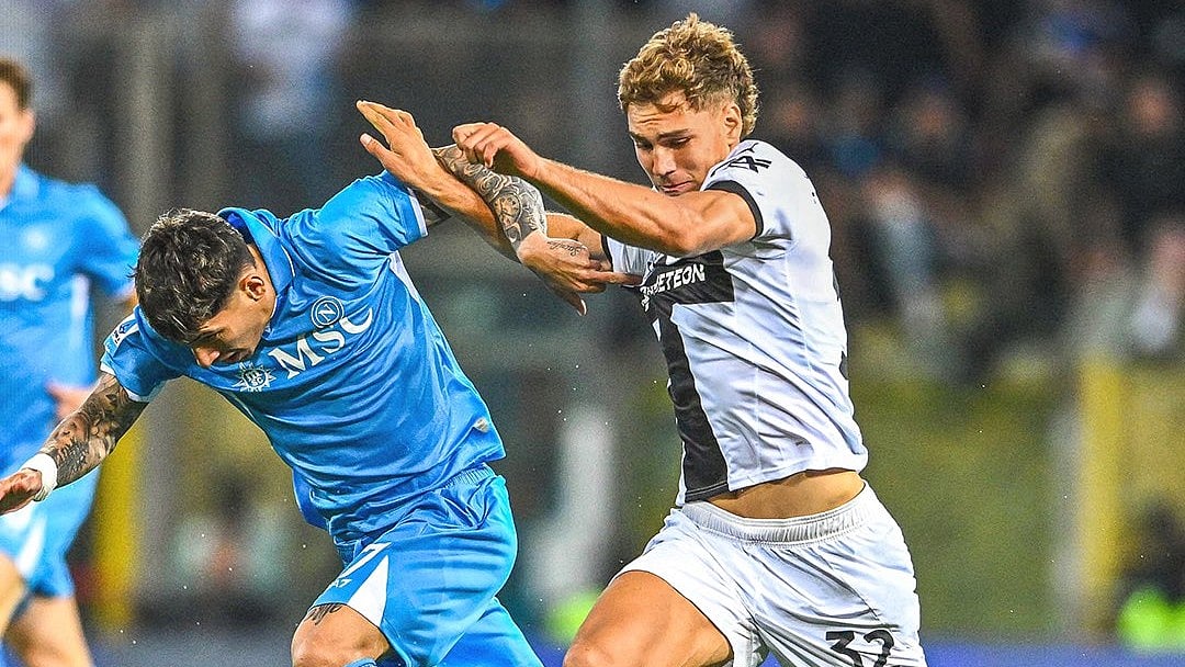 Photo: X/Parma Calcio 1913 : Action from the Parma vs Napoli game in Serie A.