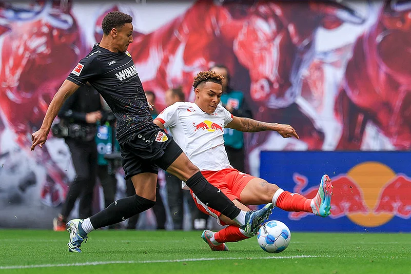 Germany Soccer Bundesliga RB Leipzig vs VfB Stuttgart: Antonio Nusa