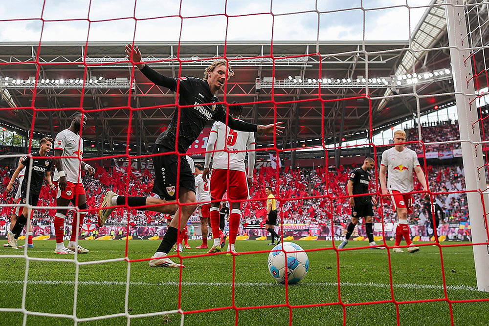 Germany Soccer Bundesliga RB Leipzig vs VfB Stuttgart: Nick Woltemade