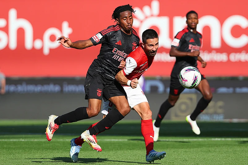 Portuguese league Liga Portugal 2024-25 SC Braga vs SL Benfica: Leandro Barreiro