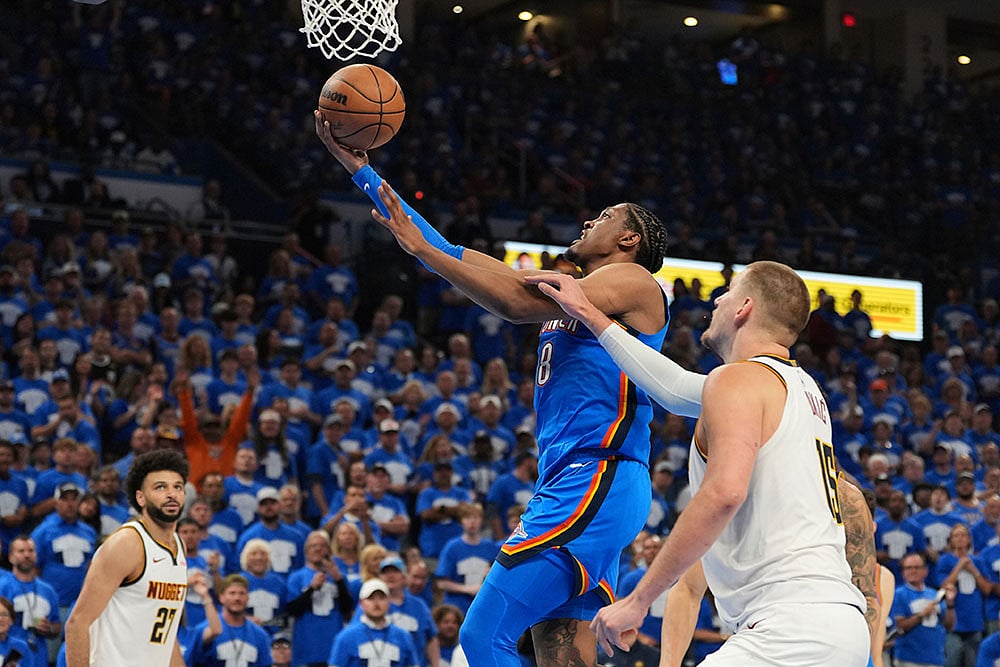 NBA Basketball: Denver Nuggets vs Oklahoma City Thunder