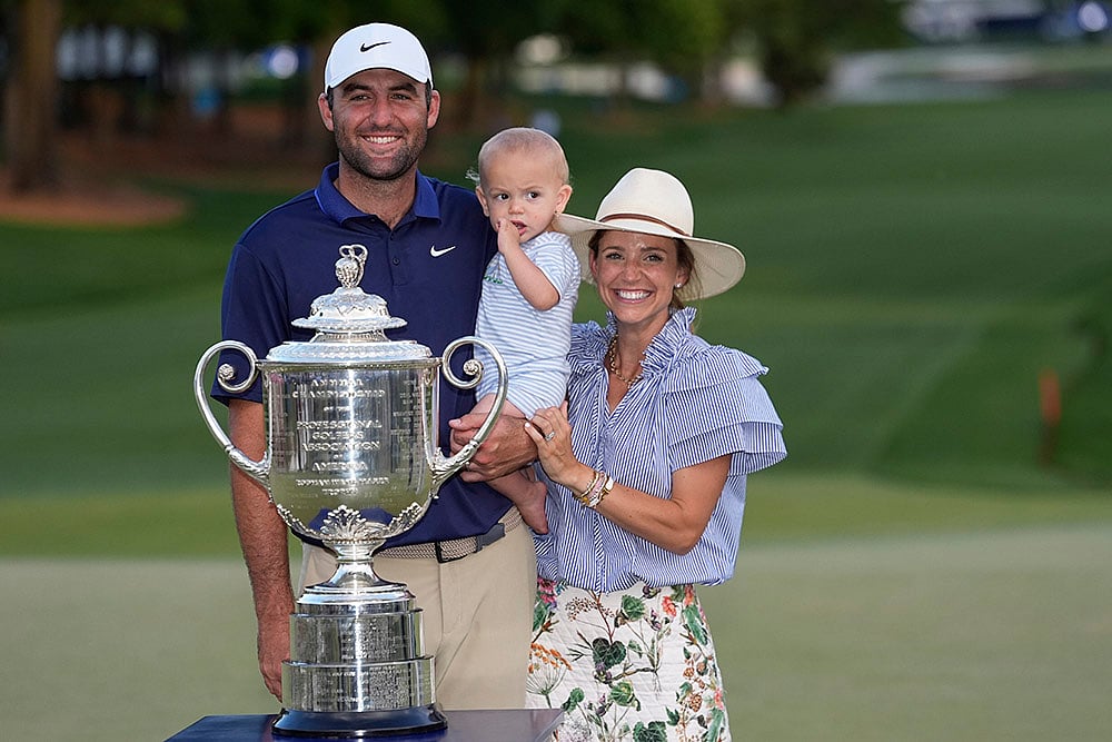 PGA Championship golf tournament photos: Scottie Scheffler