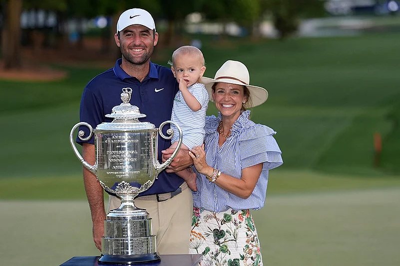 PGA Championship golf tournament photos: Scottie Scheffler