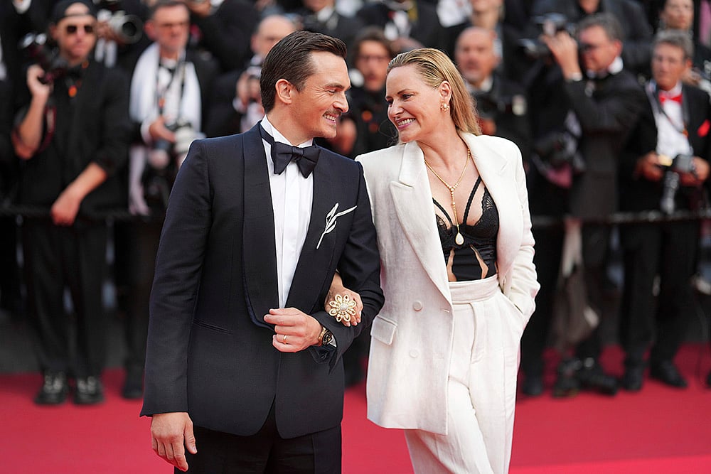 Cannes 78th international film festival, Day 6 Rupert Friend Aimee Mullins The Phoenician Scheme 
