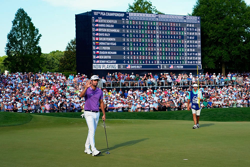 PGA Championship golf tournament photos: Davis Riley