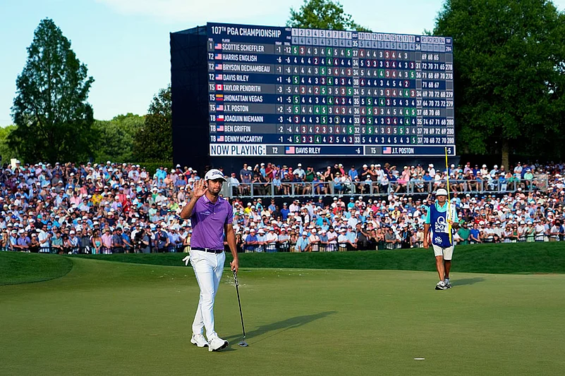 PGA Championship golf tournament photos: Davis Riley