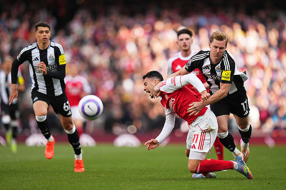 English Premier League Soccer Match: Newcastle United vs Arsenal