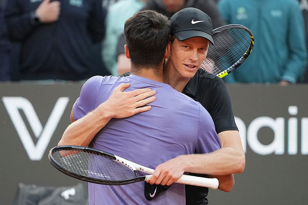 Italian Open Tennis Tournament: Jannik Sinner vs Carlos Alcaraz