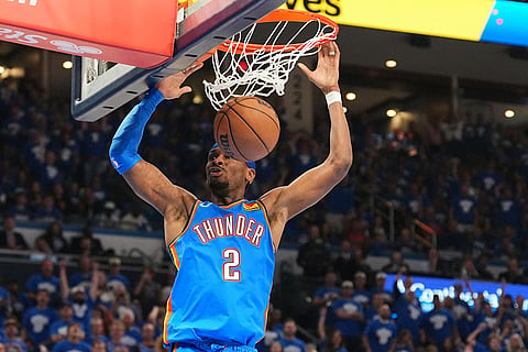 NBA Basketball Playoffs: Oklahoma City Thunder vs Denver Nuggets