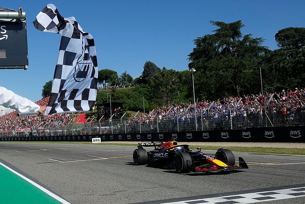 Italian Emilia Romagna Formula One Grand Prix auto racing: Max Verstappen
