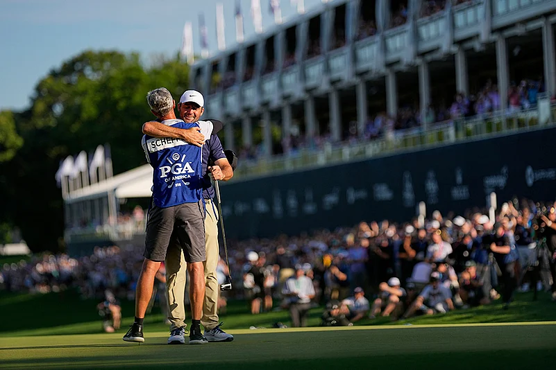 PGA Championship golf tournament photos: Scottie Scheffler