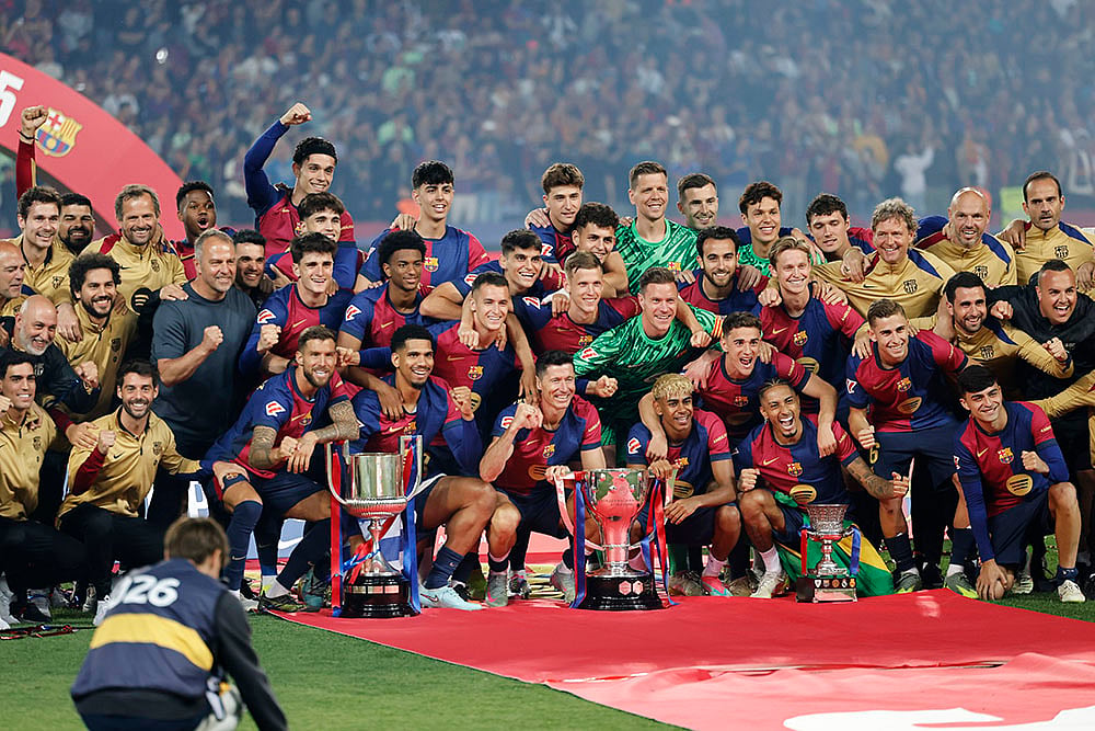 Spanish La Liga soccer match Barcelona Vs Villarreal pics