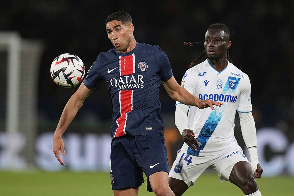 French League One Soccer Match: Paris Saint-Germain vs Auxerre