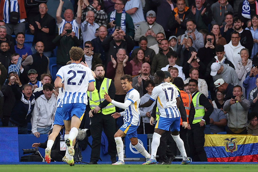 Britain Soccer Premier League EPL 2024-25 Brighton vs Liverpool: Yasin Ayari