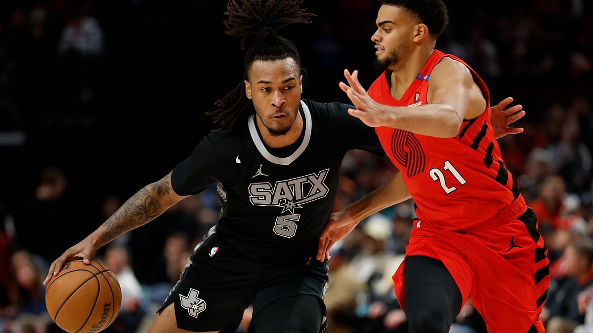 San Antonio Spurs guard Stephon Castle headlines the NBA All-Rookie First Team. - File