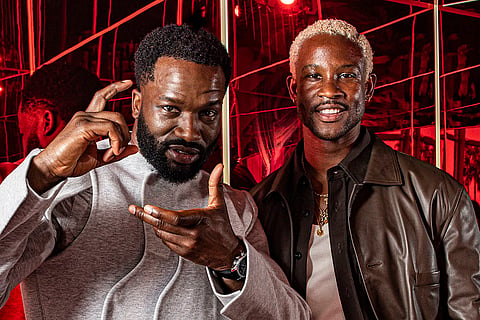 Cannes 2025, Day 7: Sope Dirisu and director Akinola Davies Jr. during My Father's Shadow premiere