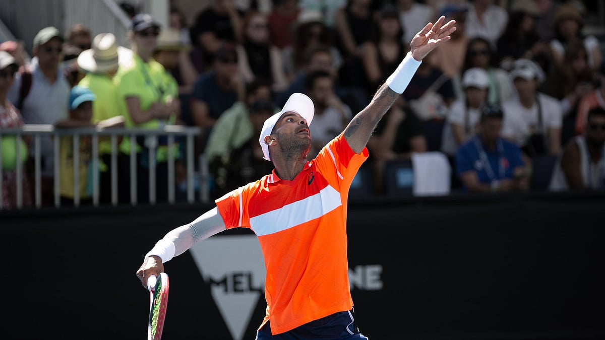 | Photo: X/nagalsumit : India's Sumit Nagal has secured a big win in the first round of the French Open 2025 Qualifiers.