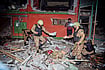Operation Sindoor: How India Rewrites Its War Doctrine | Photo: AP : Strike Back: Soldiers inspect a building damaged by an Indian missile attack near Muzaffarabad in Pakistan-occupied Kashmir on
May 7, 2025