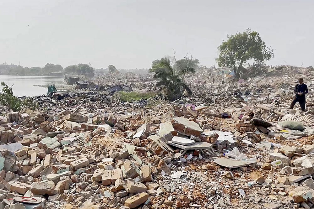 Anti-encroachment drive in Ahmedabad