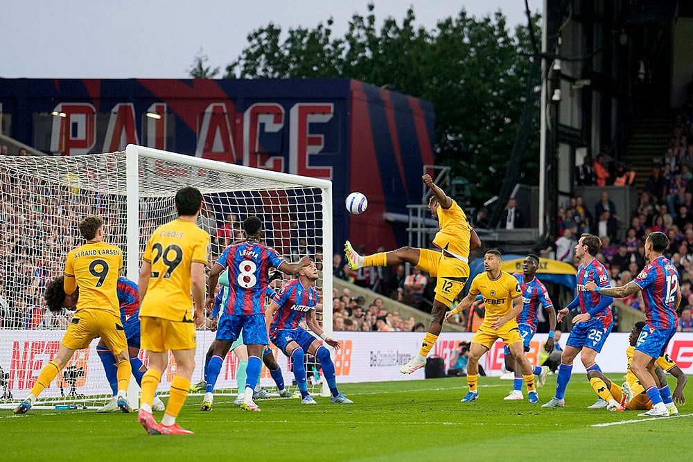 Premier League Soccer Crystal Palace vs Wolverhampton Wanderers: Emmanuel Agbadou