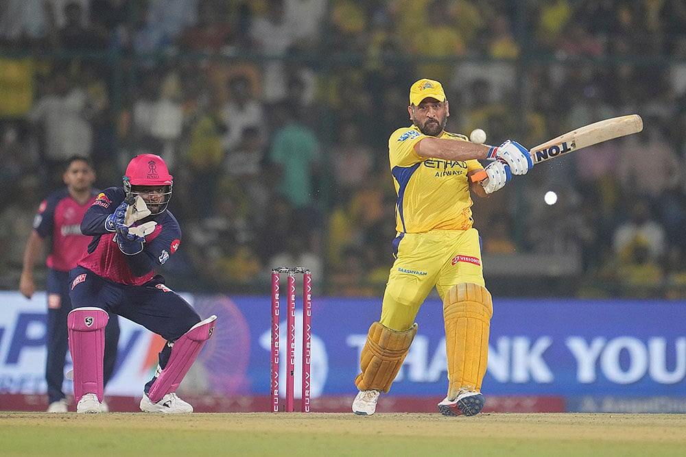 Indian Premier League Cricket IPL 2025 RR vs CSK: Mahender Singh Dhoni