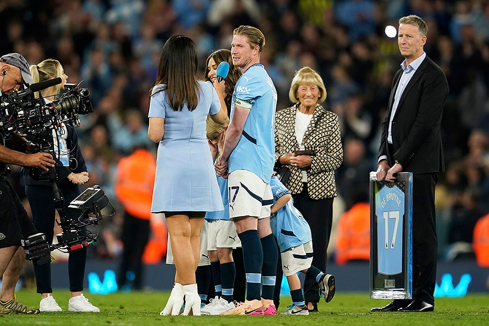 Premier League Soccer Manchester City vs Bournemouth: Kevin De Bruyne
