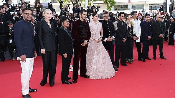Getty : Homebound cast and team at Cannes 2025