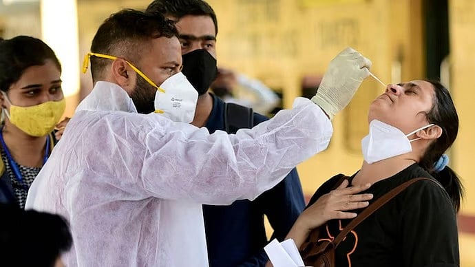 PTI : Covis-19 cases rising in India