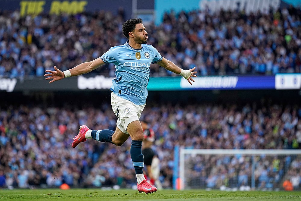 Premier League Soccer Manchester City vs Bournemouth: Omar Marmoush