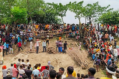 Funeral of slain Army personnel