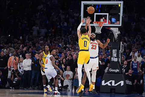 NBA Basketball: Indiana Pacers vs New York Knicks