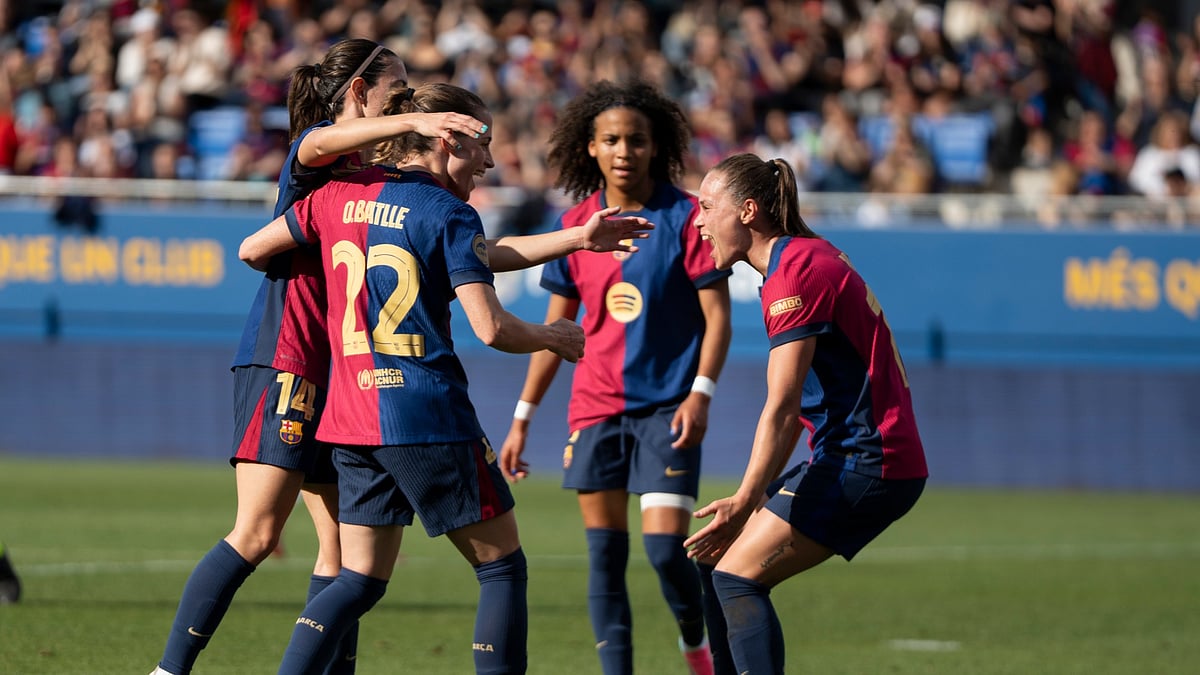 Barcelona celebrate