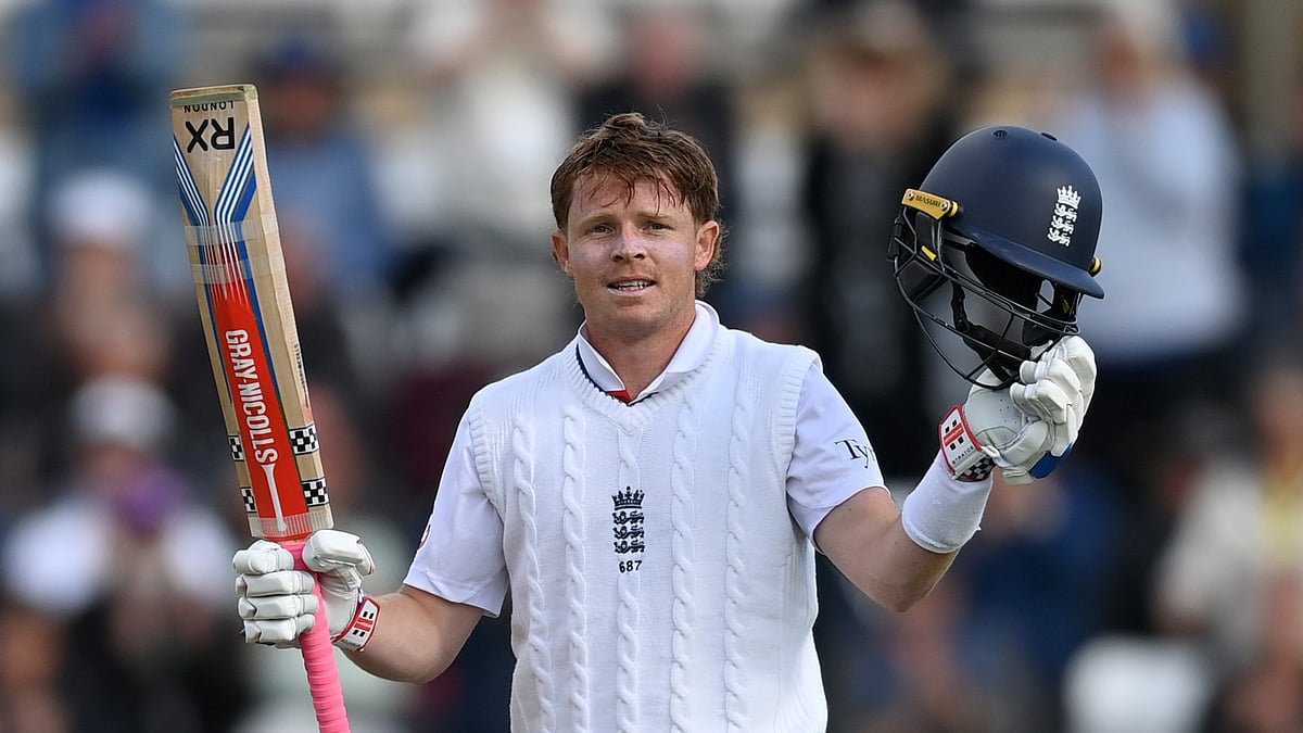 England's centurion Ollie Pope