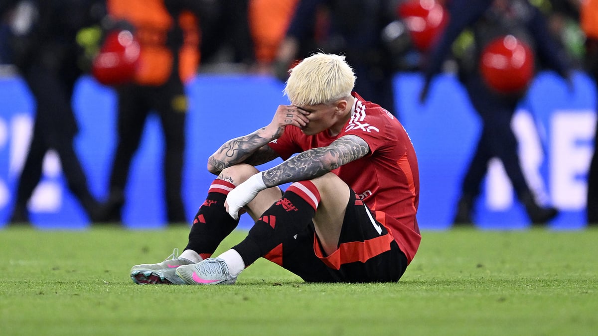 Alejandro Garnacho after the Europa League final - null