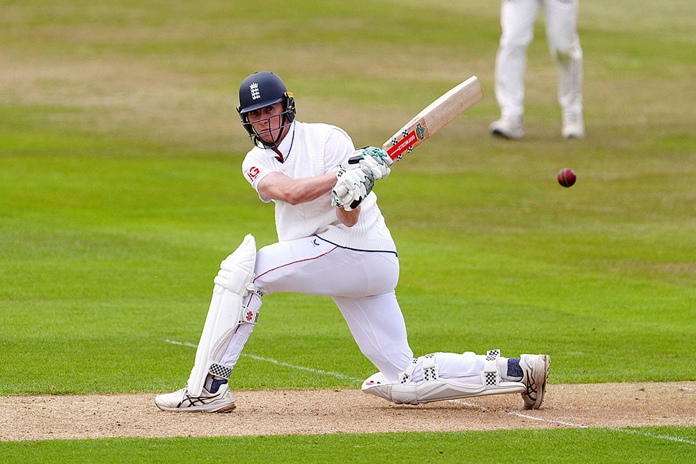 England Vs Zimbabwe 1st Test Cricket at Trent Bridge in Nottingham: Zak Crawley