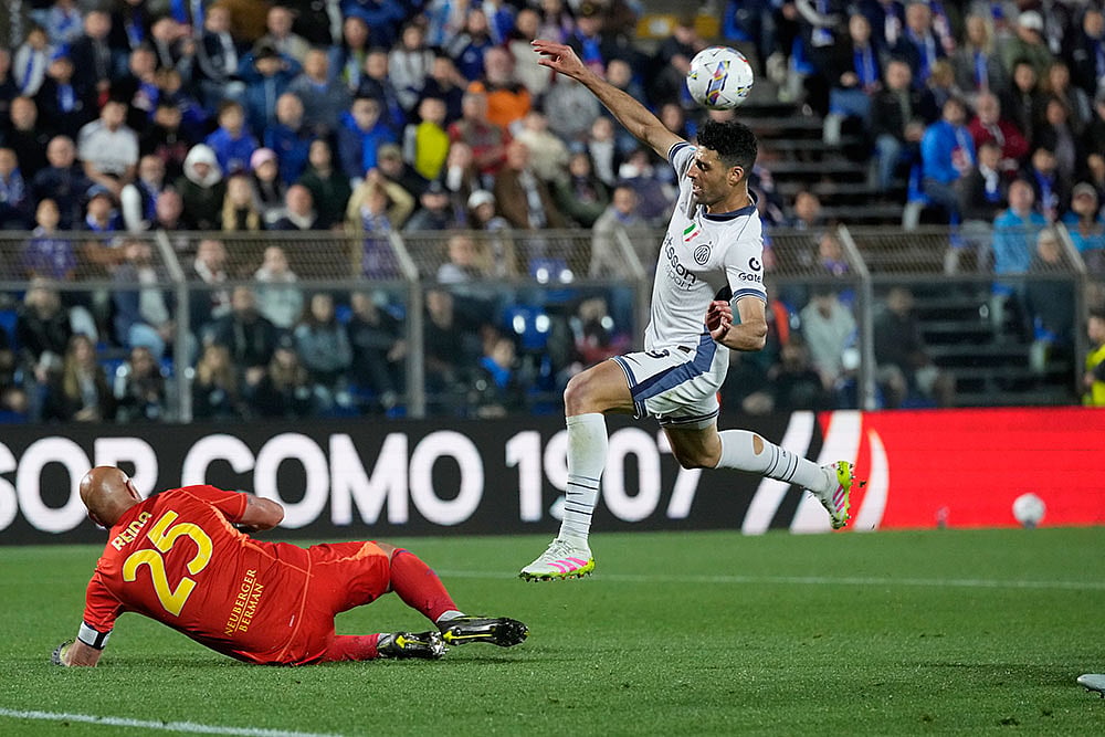 Serie A soccer match: Como vs Inter Milan