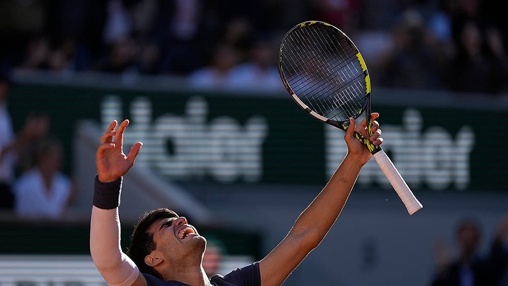 2024 French Open Tennis Semi-Final Carlos Alcaraz Photo_1