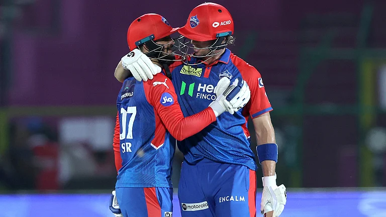 Delhi batters Sameer Rizvi and Tristan Stubbs - null