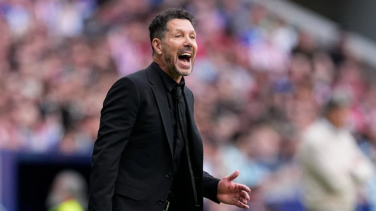 Atletico coach Diego Simeone - null