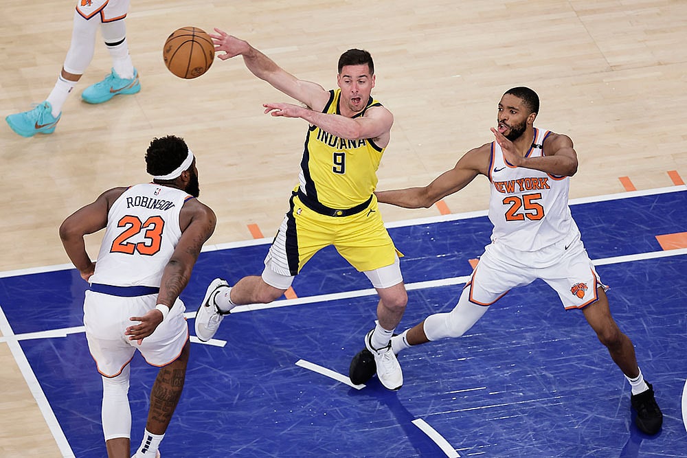 NBA Basketball: Indiana Pacers vs New York Knicks